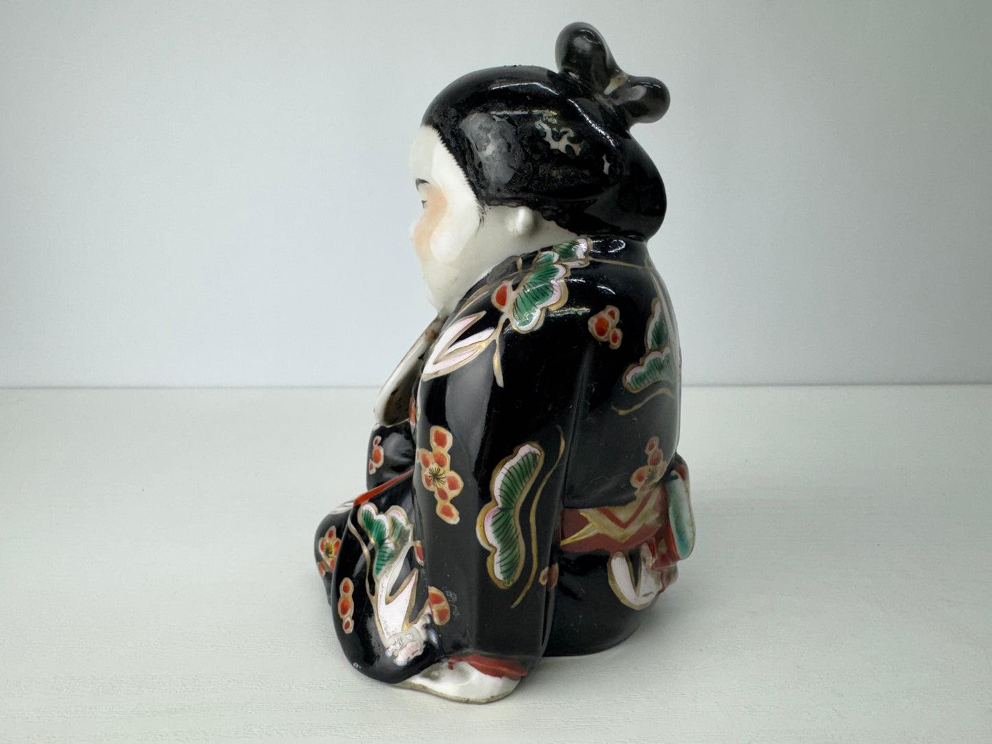 Y9106 STATUE Koimari kimono woman figurine Japan antique figure interior decor