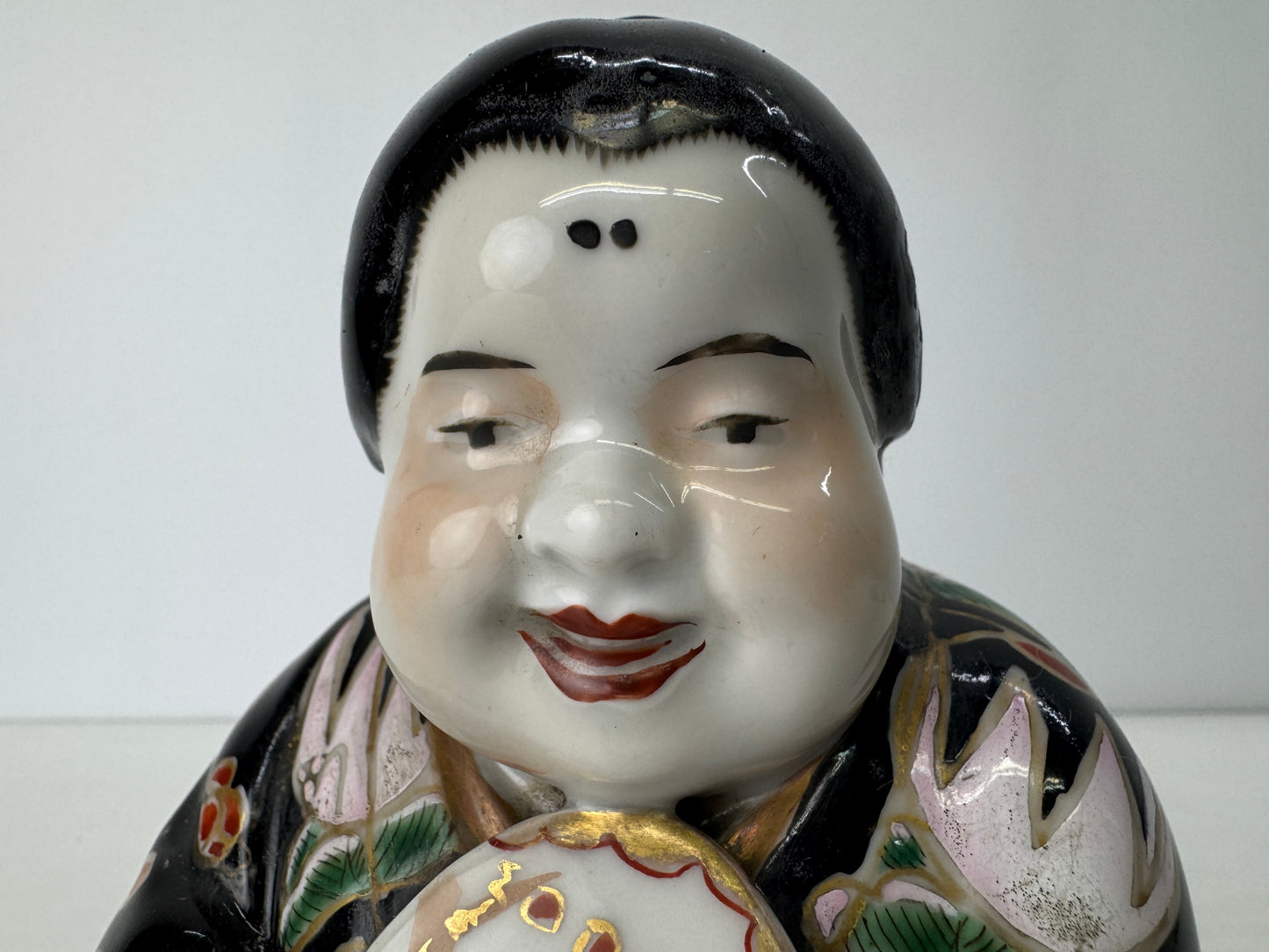 Y9106 STATUE Koimari kimono woman figurine Japan antique figure interior decor