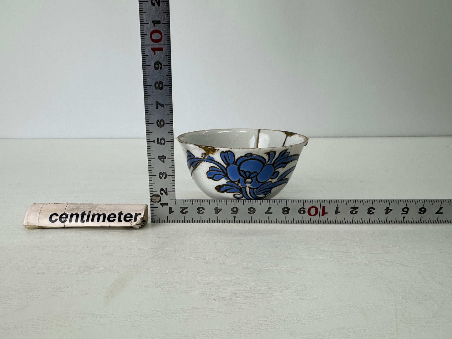 Y9112 CHAWAN Sencha cup bowl kintsugi China antique tea ceremony pottery art