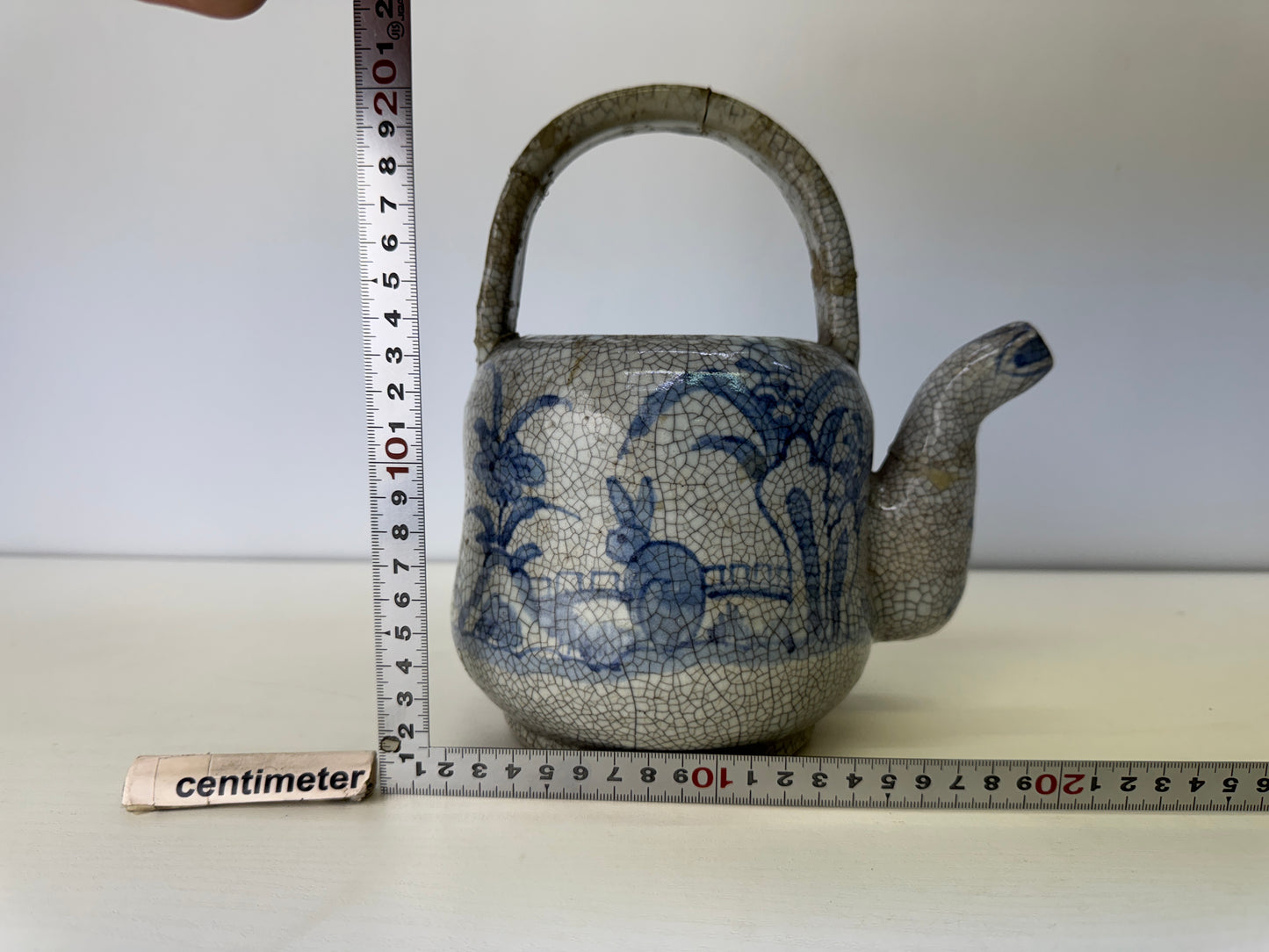 Y9124 MIZUSASHI Mino-ware water pot Edo period Japan antique tea ceremony