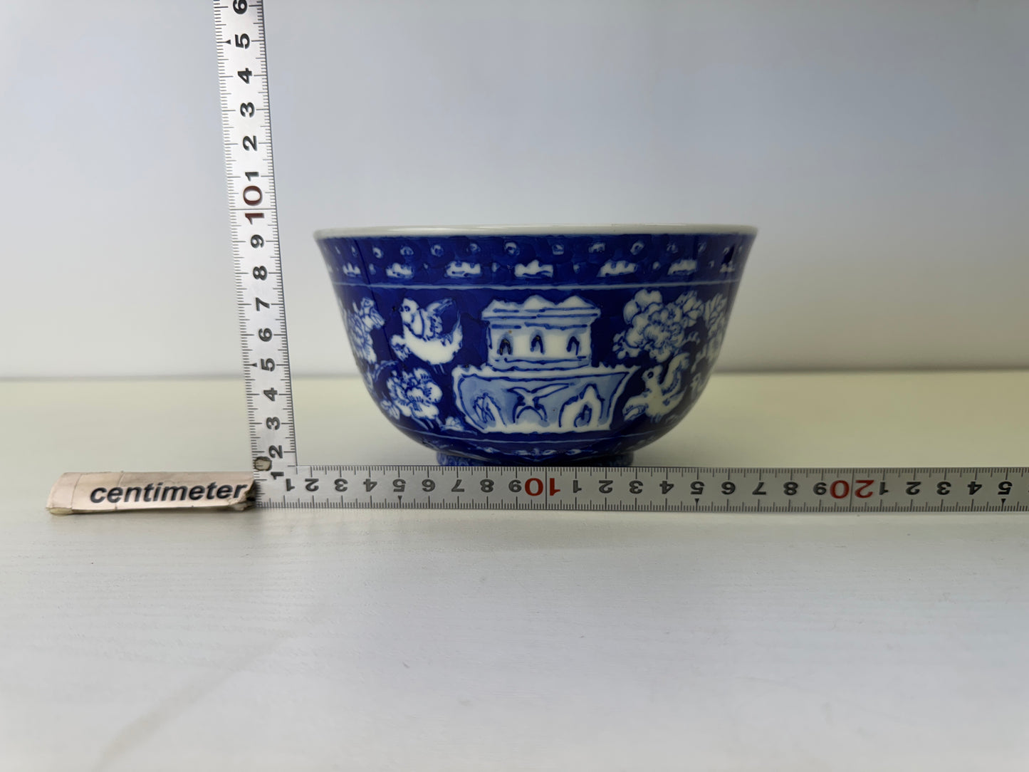 Y9127 CHAWAN Kyo-ware confectionery bowl signed Japan antique tableware pottery