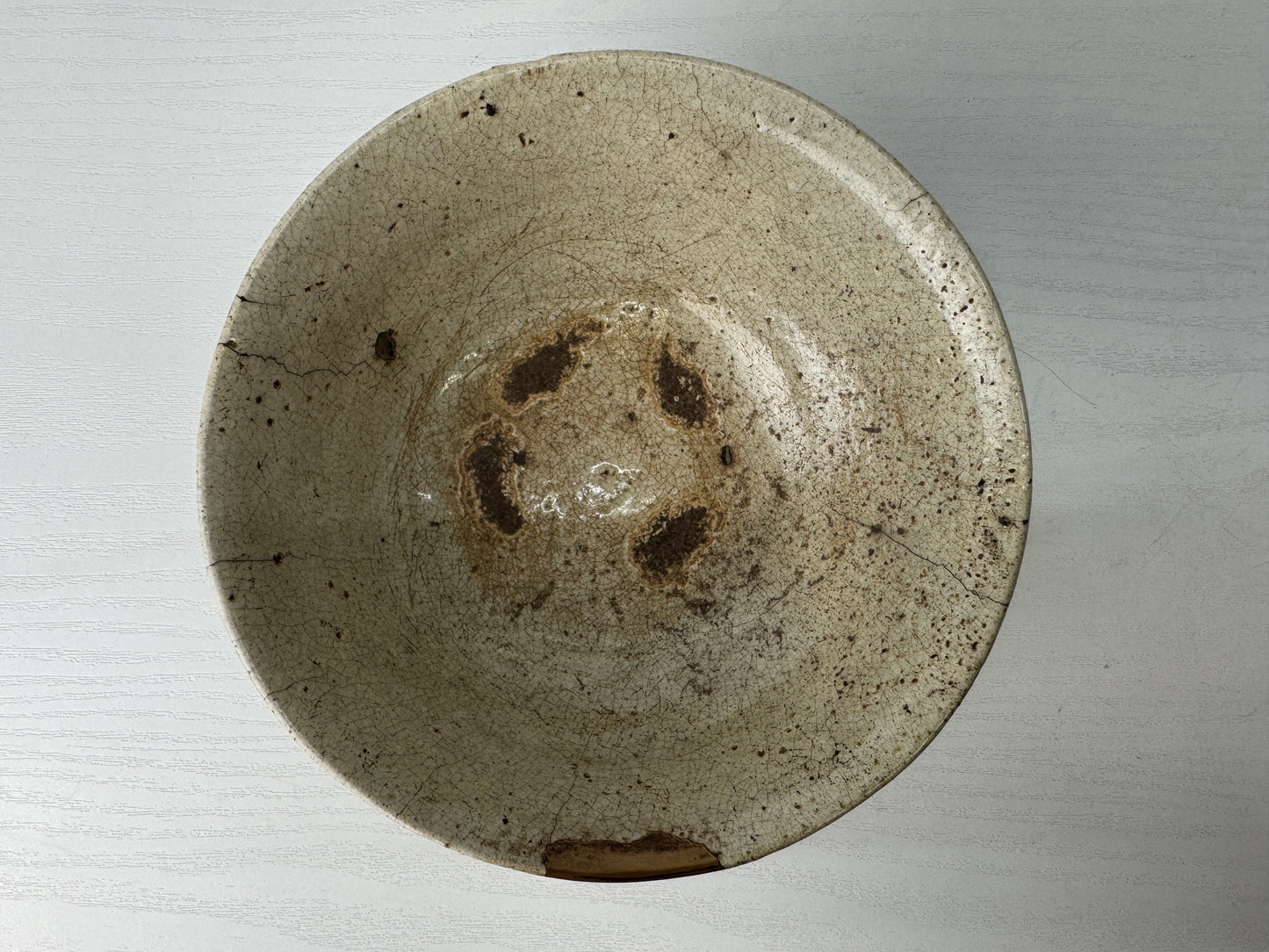 Y9134 CHAWAN Goryeo Idowaki bowl kintsugi box Korea antique tea ceremony pottery