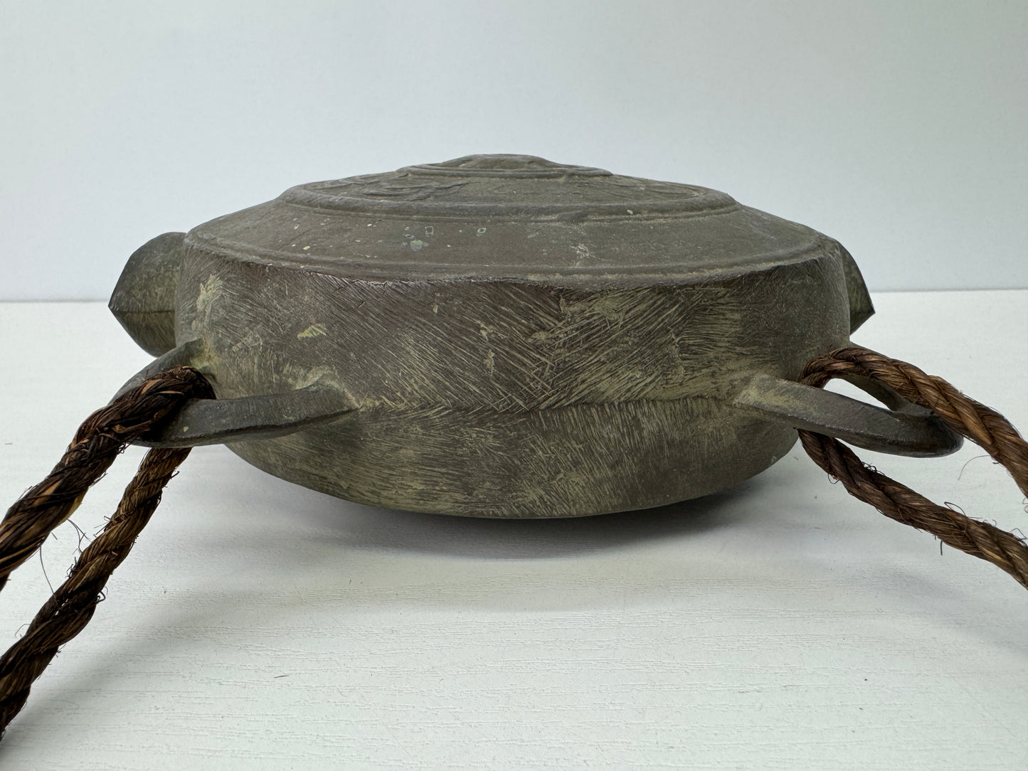 Y9144 Buddhist Altar Equipment Waniguchi small bell Japan antique Buddhism