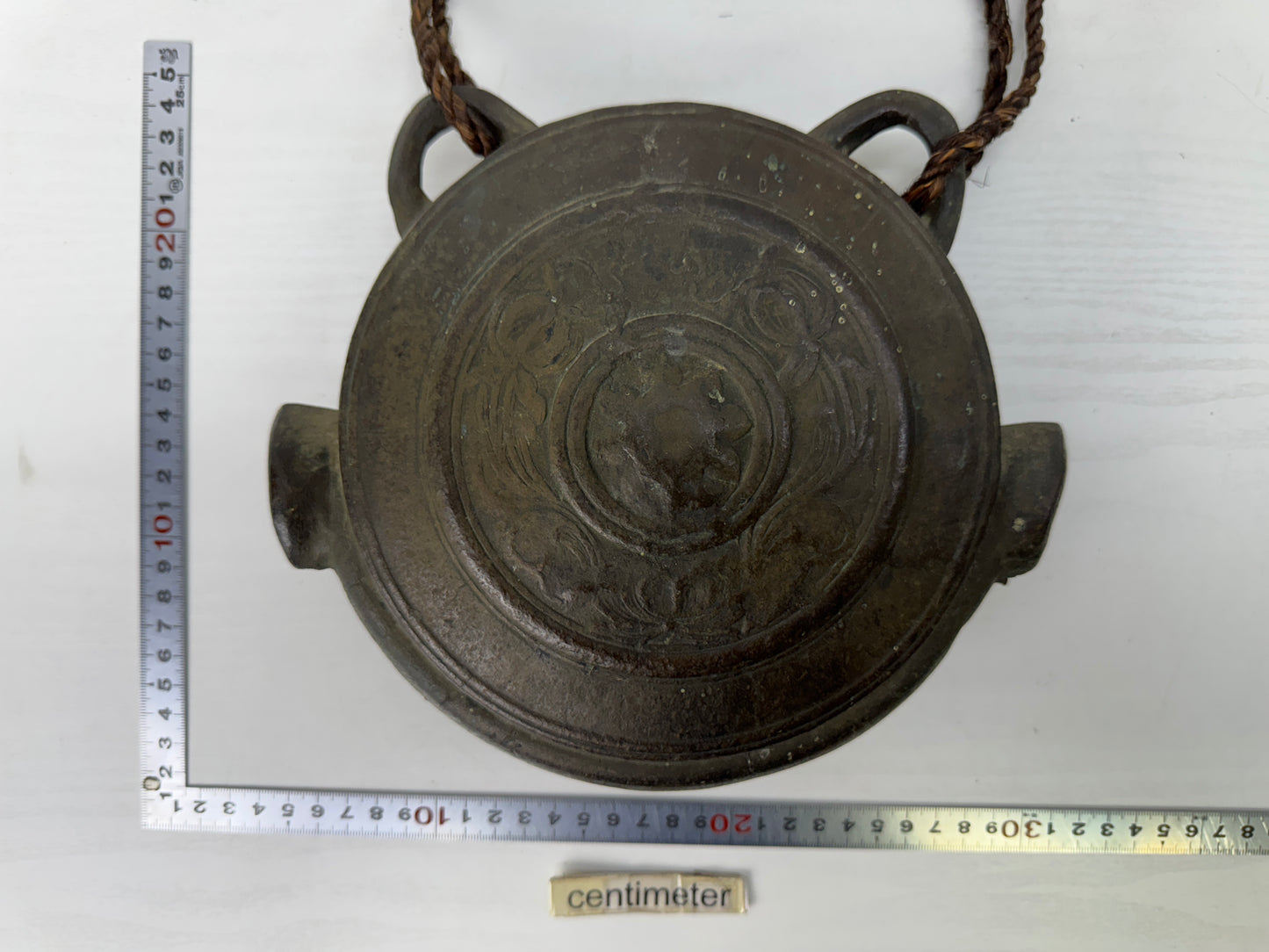 Y9144 Buddhist Altar Equipment Waniguchi small bell Japan antique Buddhism