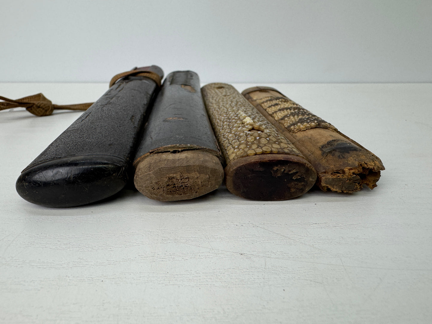 Y9151 TSUKA Japanese sword fittings set Saya sheath Koshirae antique Katana