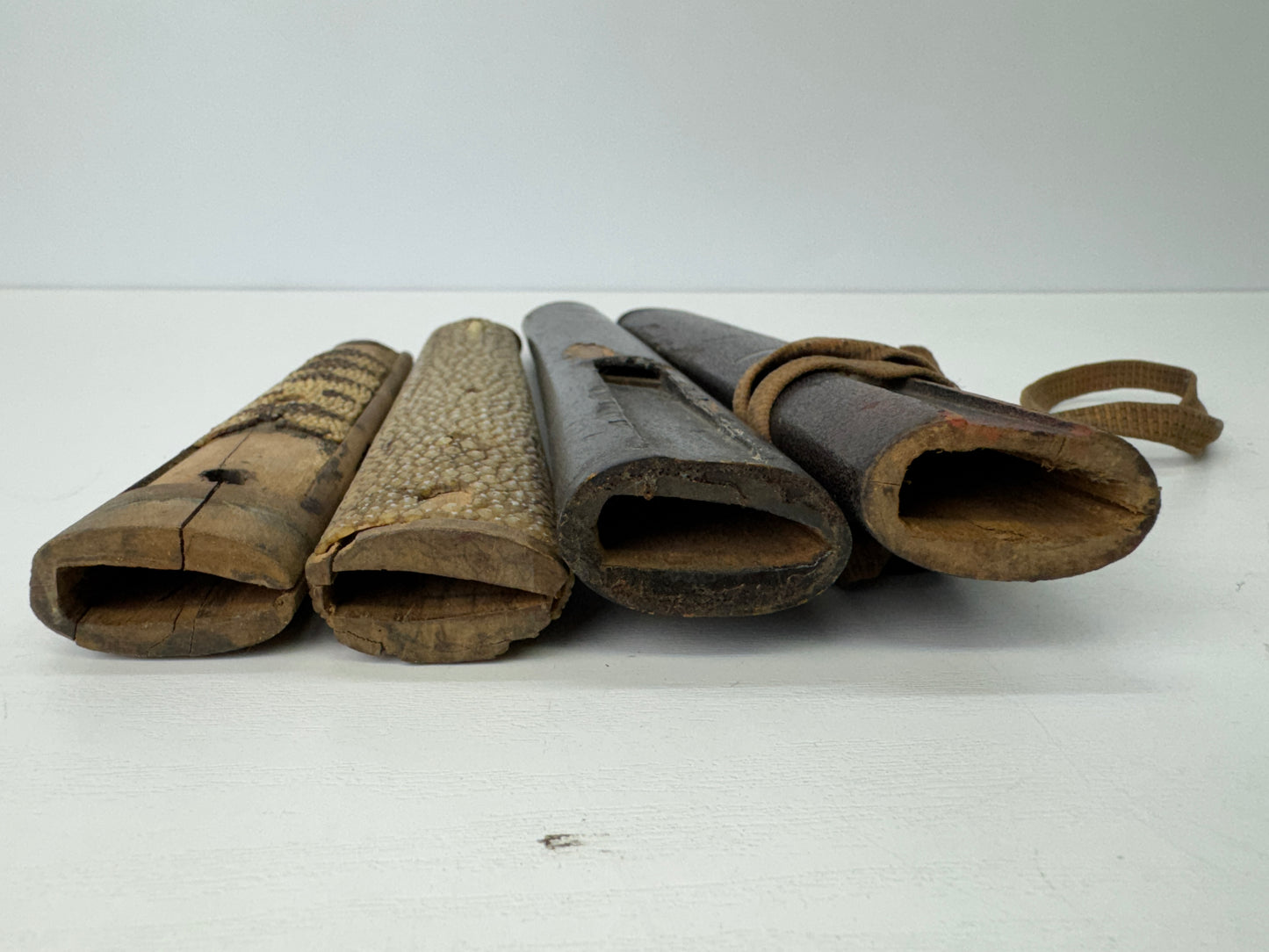 Y9151 TSUKA Japanese sword fittings set Saya sheath Koshirae antique Katana