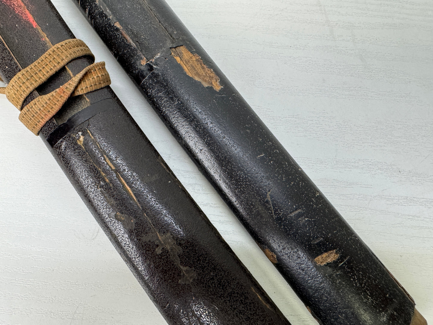 Y9151 TSUKA Japanese sword fittings set Saya sheath Koshirae antique Katana