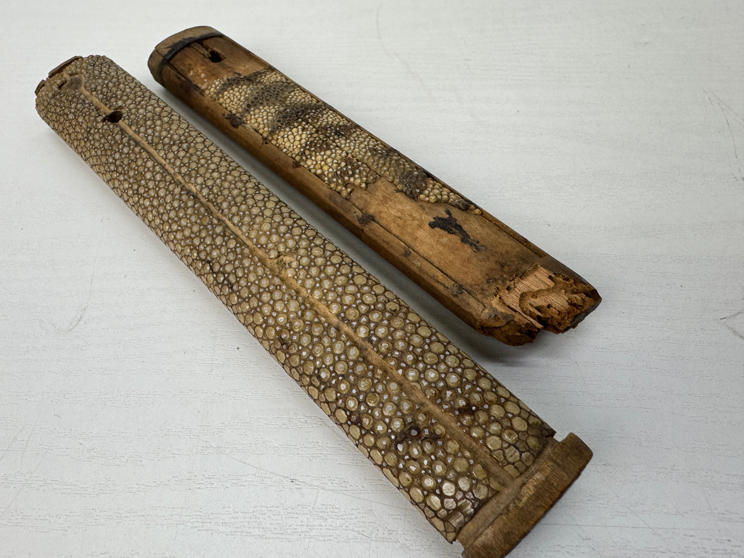 Y9151 TSUKA Japanese sword fittings set Saya sheath Koshirae antique Katana