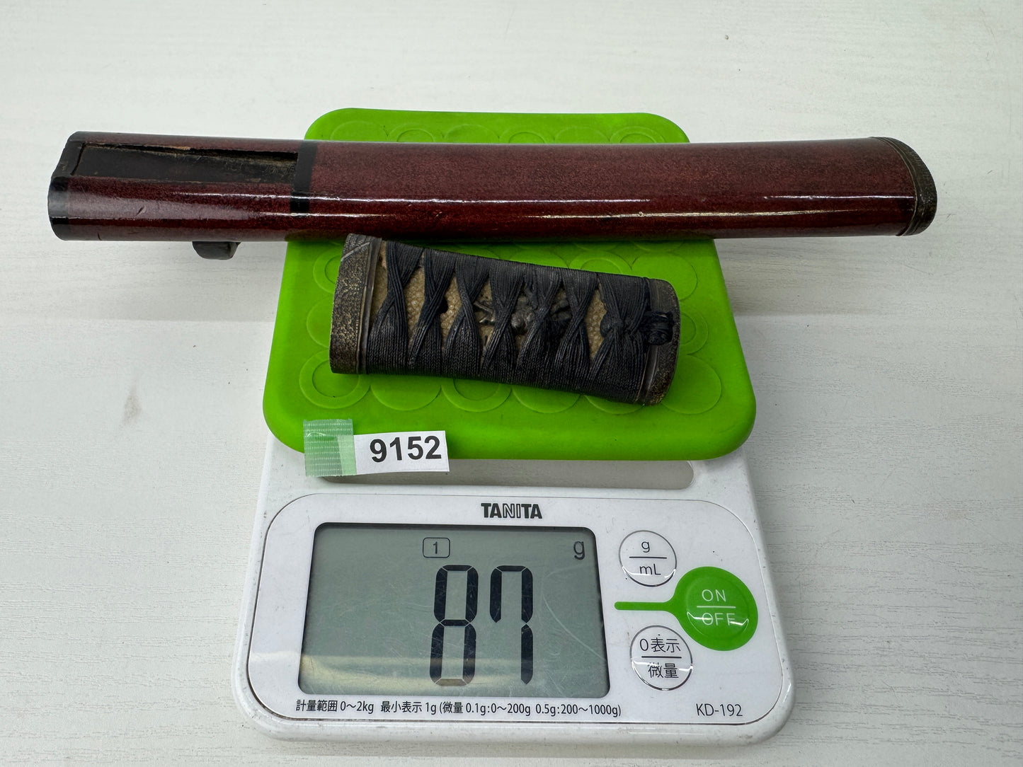 Y9152 TSUKA Short sword fittings spare parts donor Koshirae antique Katana