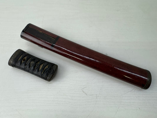 Y9152 TSUKA Short sword fittings spare parts donor Koshirae antique Katana
