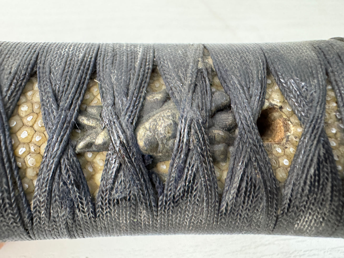Y9152 TSUKA Short sword fittings spare parts donor Koshirae antique Katana