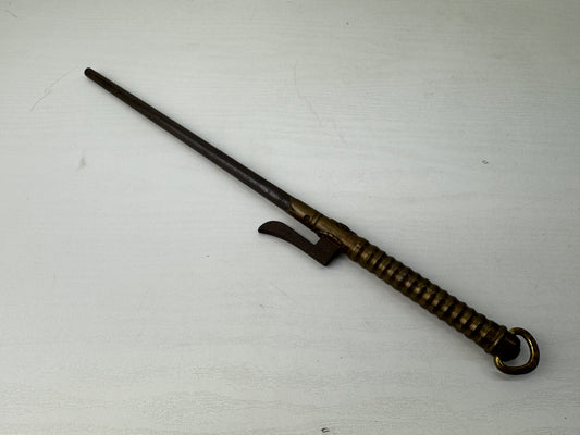 Y9153 JITTE Iron arms police bushi equipment Japan traditional weapon samurai