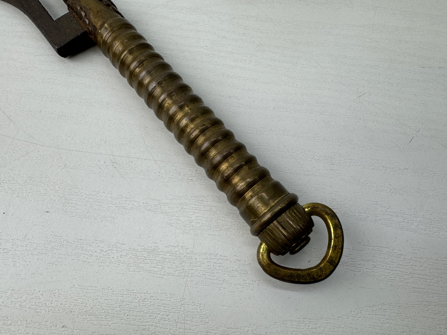 Y9153 JITTE Iron arms police bushi equipment Japan traditional weapon samurai