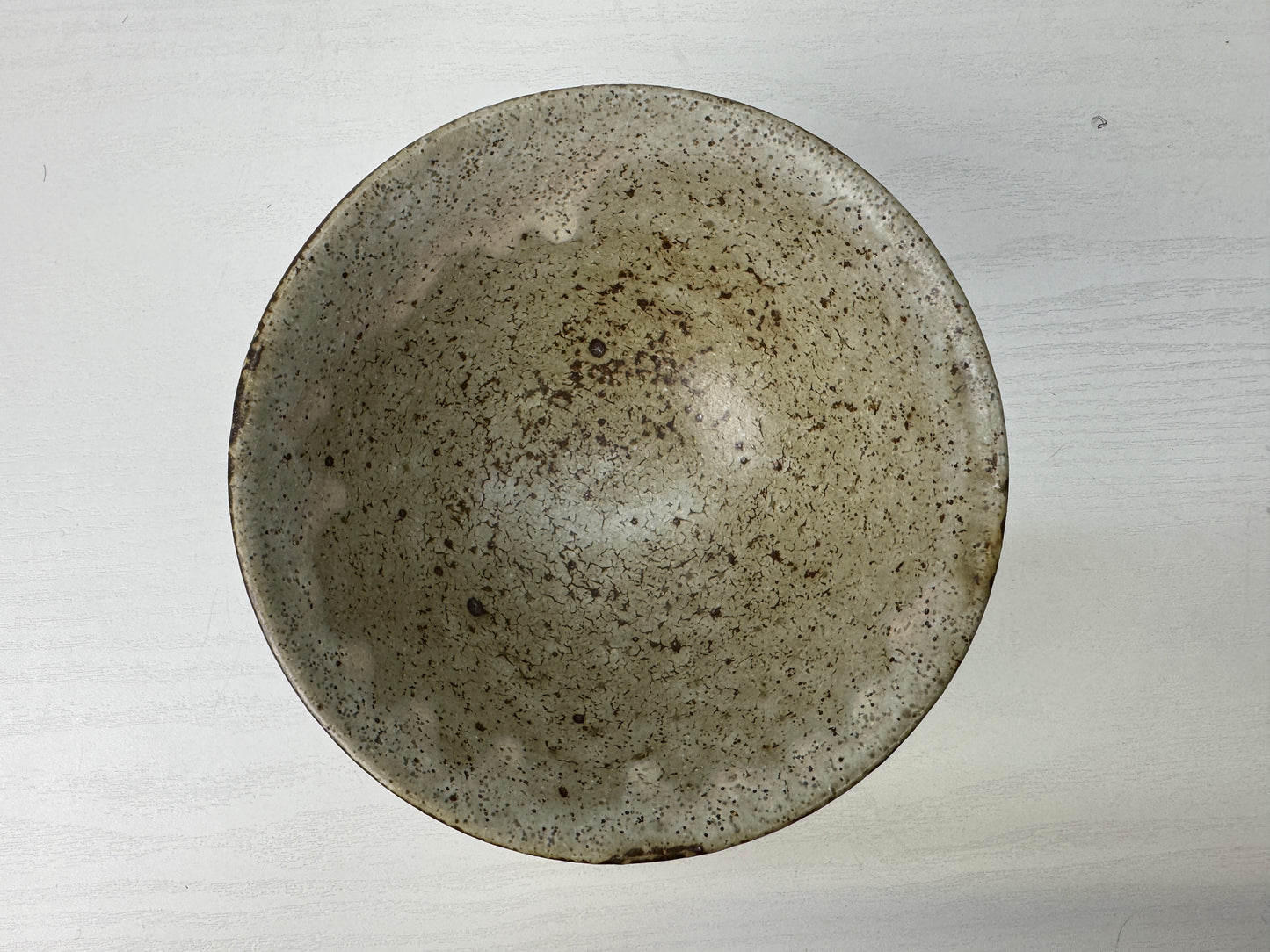 Y9158 CHAWAN Seto-ware bowl signed box Japan antique tea ceremony pottery cup