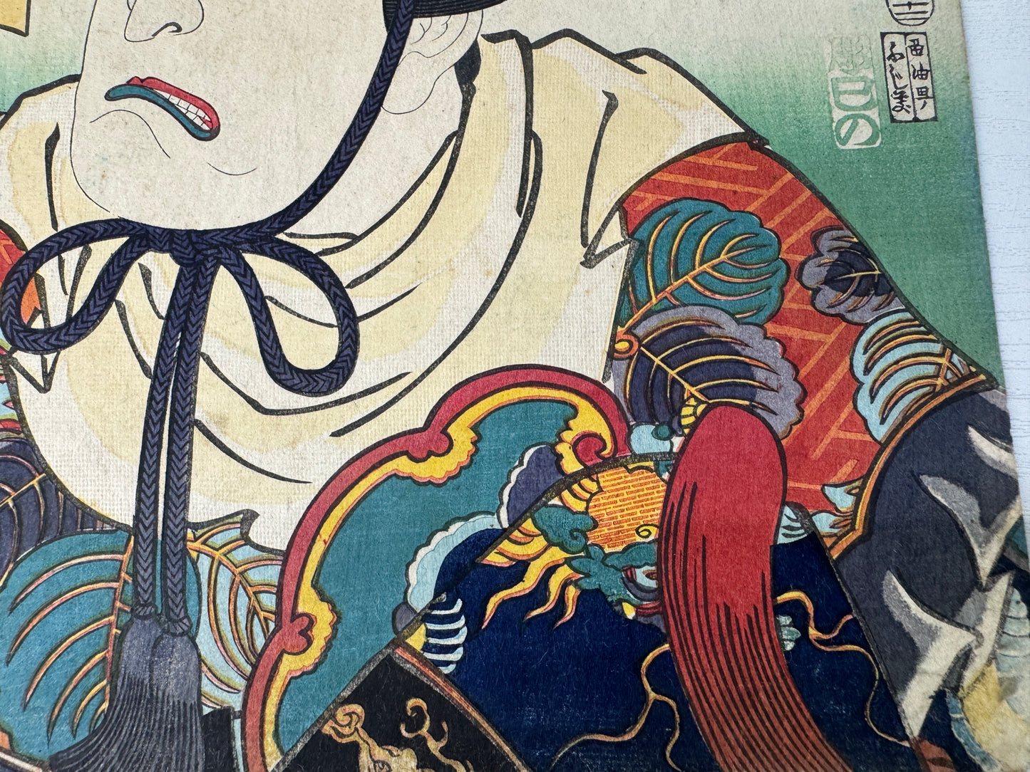 Y9162 WOODBLOCK PRINT Hiroshige Toyokuni Portrait Japan Ukiyoe antique interior