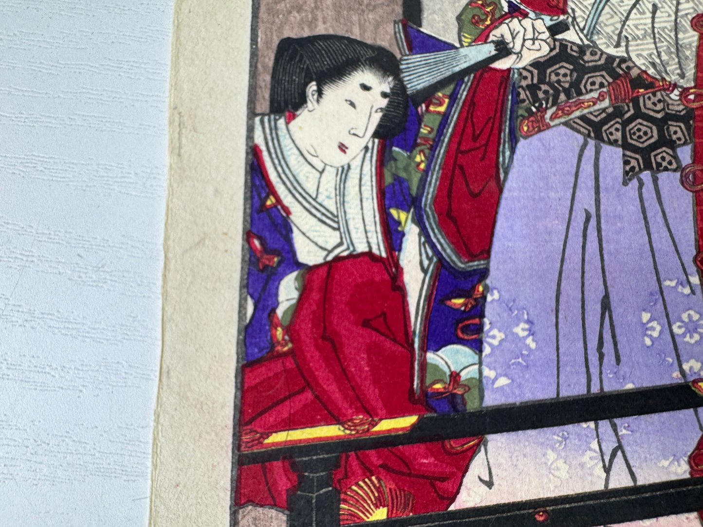 Y9164 WOODBLOCK PRINT Chikanobu Skeleton Ghost Monster Japan Ukiyoe antique art