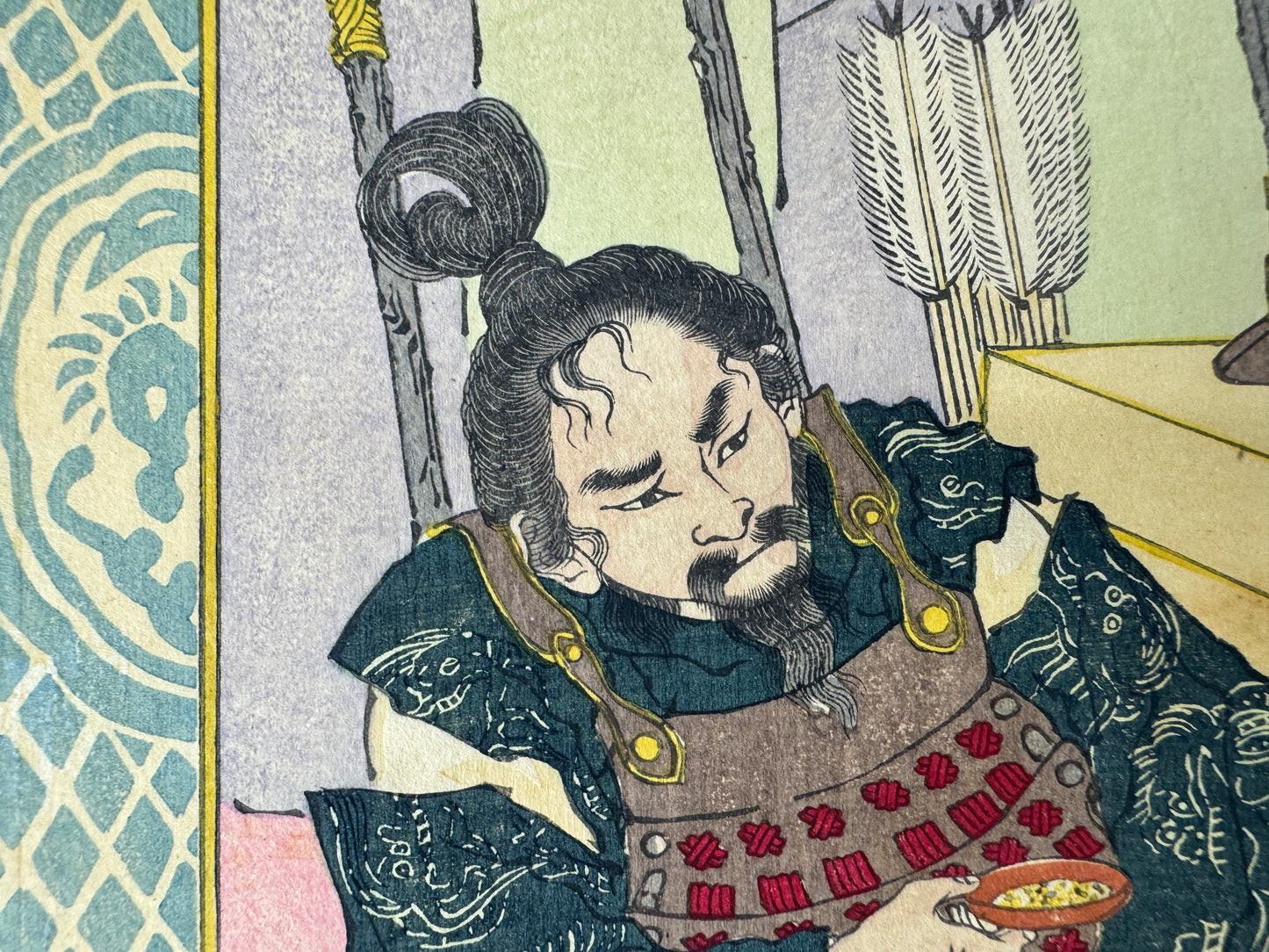 Y9165 WOODBLOCK PRINT Kiyochika Portrait single piece Japan Ukiyoe antique art