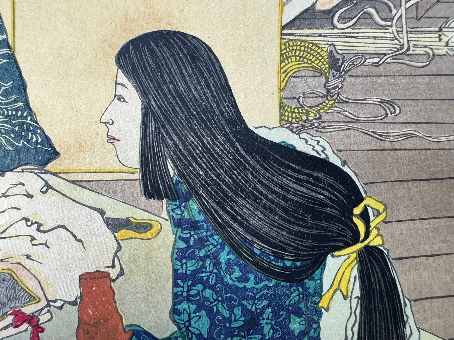 Y9165 WOODBLOCK PRINT Kiyochika Portrait single piece Japan Ukiyoe antique art