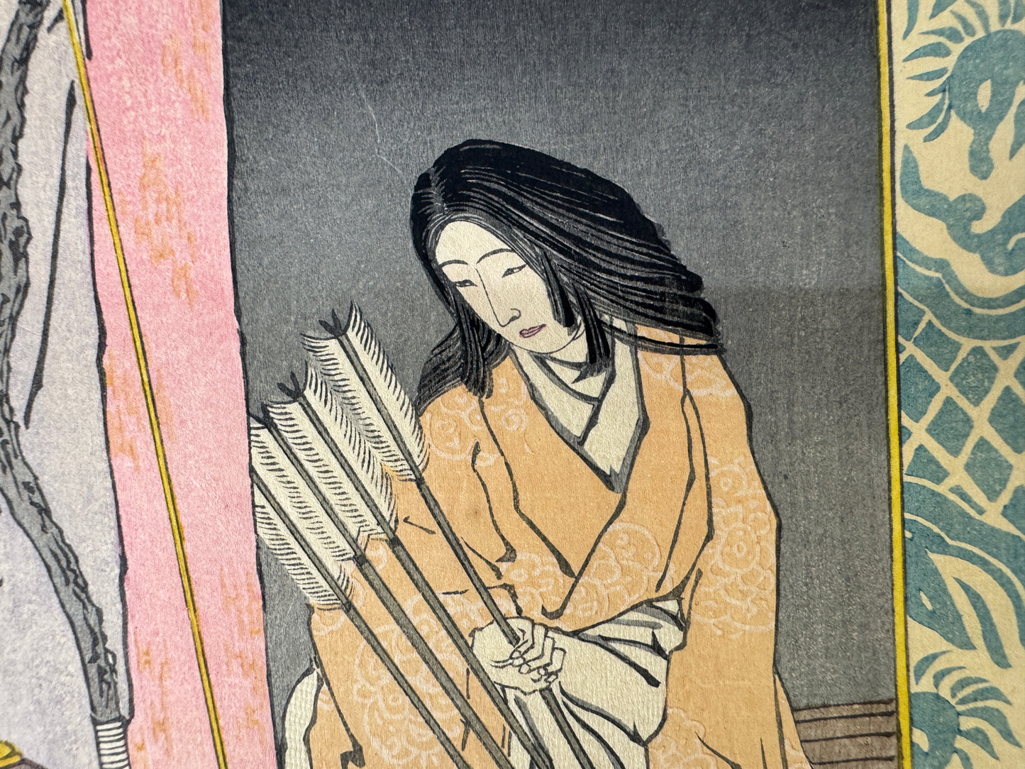 Y9165 WOODBLOCK PRINT Kiyochika Portrait single piece Japan Ukiyoe antique art