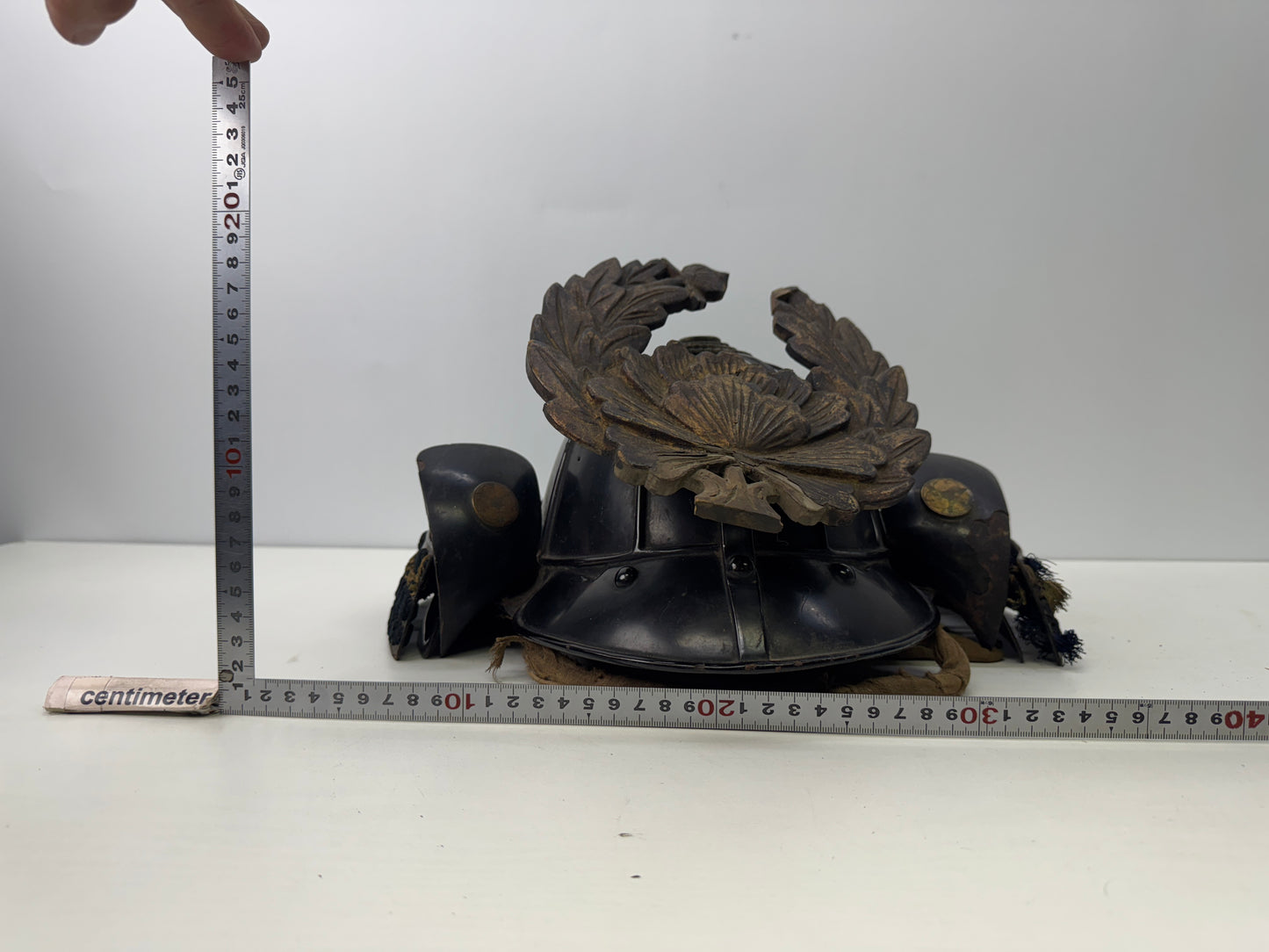 Y9166 KABUTO 8 seam Iron helmet placket bushi samurai Japanese antique armor