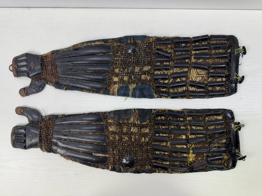 Y9168 YOROI Iron Kote gauntlets arm guard samurai busho arms Japan antique armor