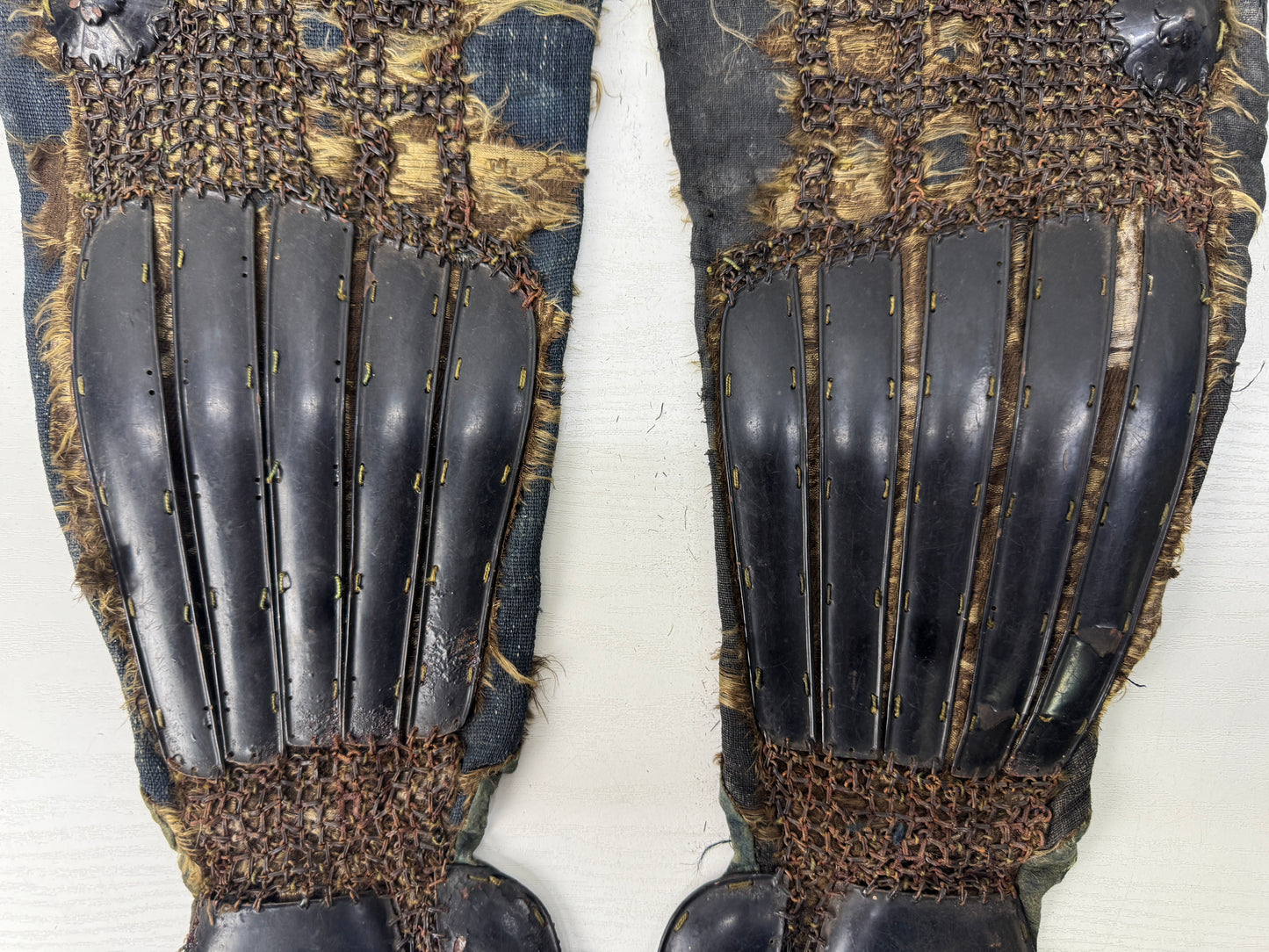 Y9168 YOROI Iron Kote gauntlets arm guard samurai busho arms Japan antique armor