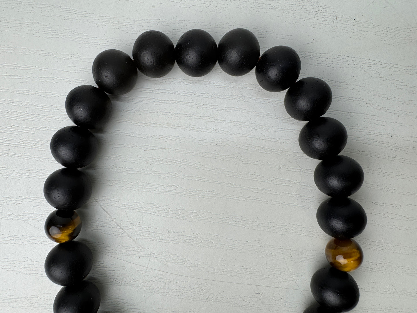 Y9174 JUZU Rosary Ebony beadroll box Japan antique Buddhist Prayer Beads