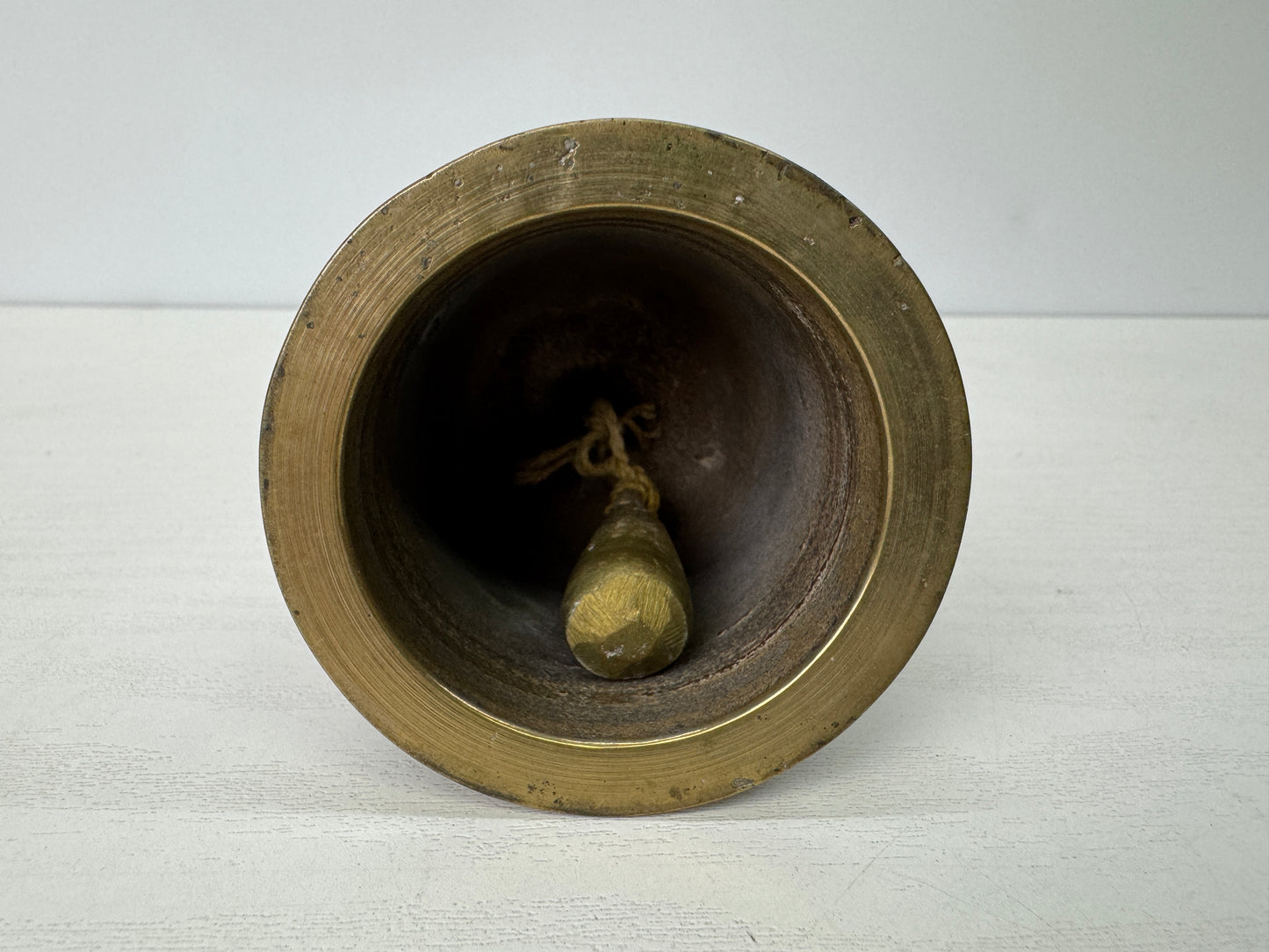 Y9188 Buddhist Altar Equipment copper Goko bell Japan antique Buddhism temple