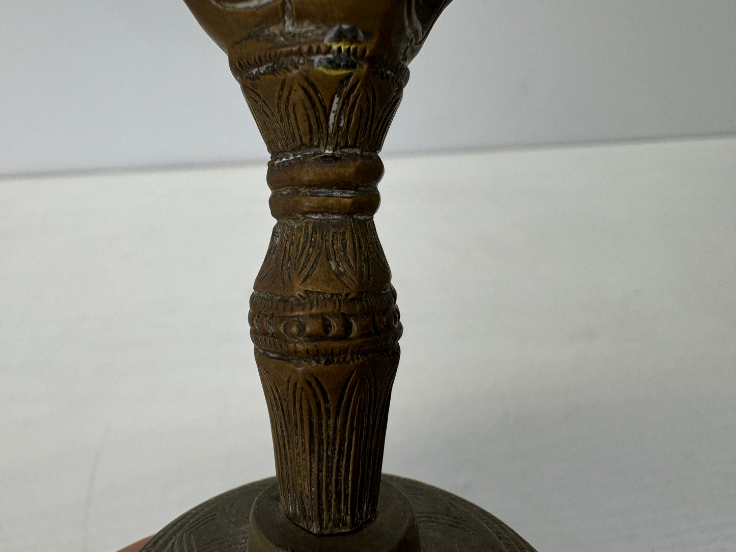 Y9188 Buddhist Altar Equipment copper Goko bell Japan antique Buddhism temple