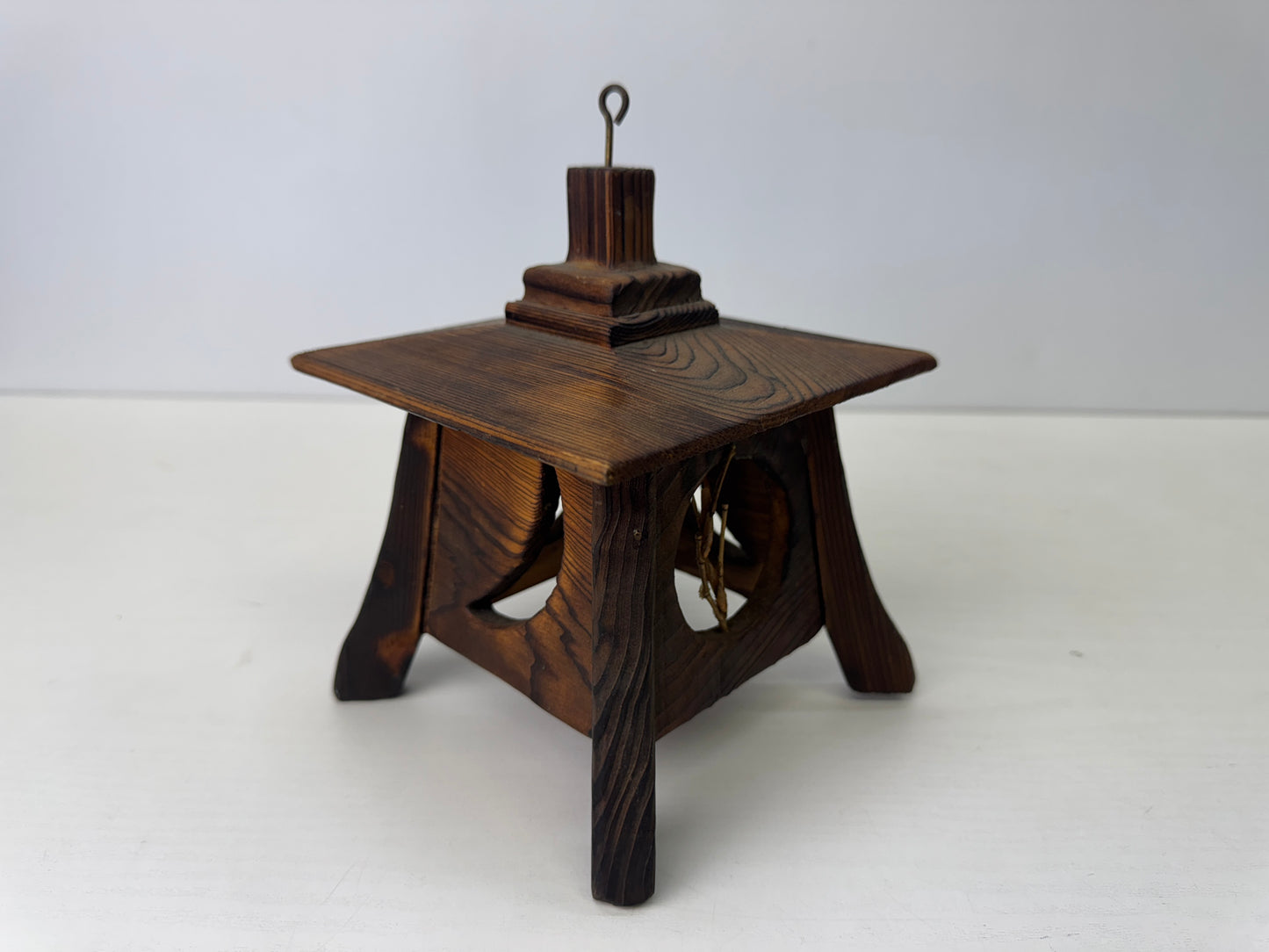 Y9204 TOUROU wooden hanging Lantern Japanese house Japan antique interior light