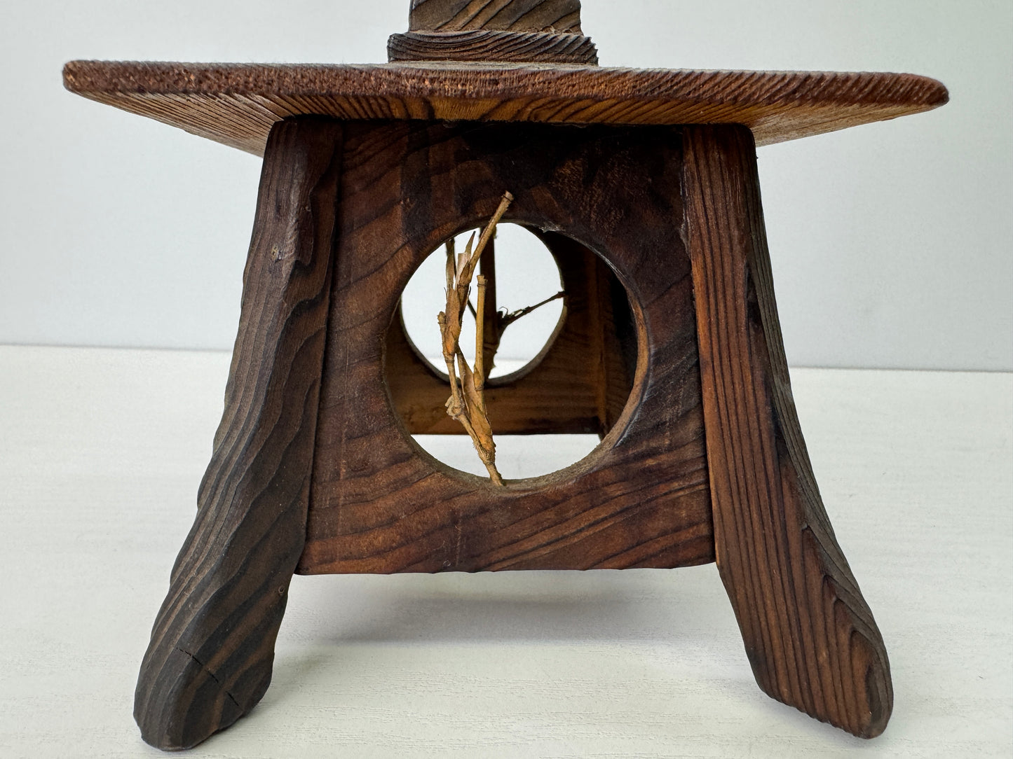 Y9204 TOUROU wooden hanging Lantern Japanese house Japan antique interior light