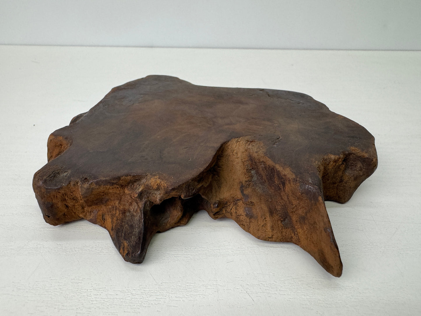 Y9206 FLOWER STAND wooden small natural wood Japan antique ikebana floral decor