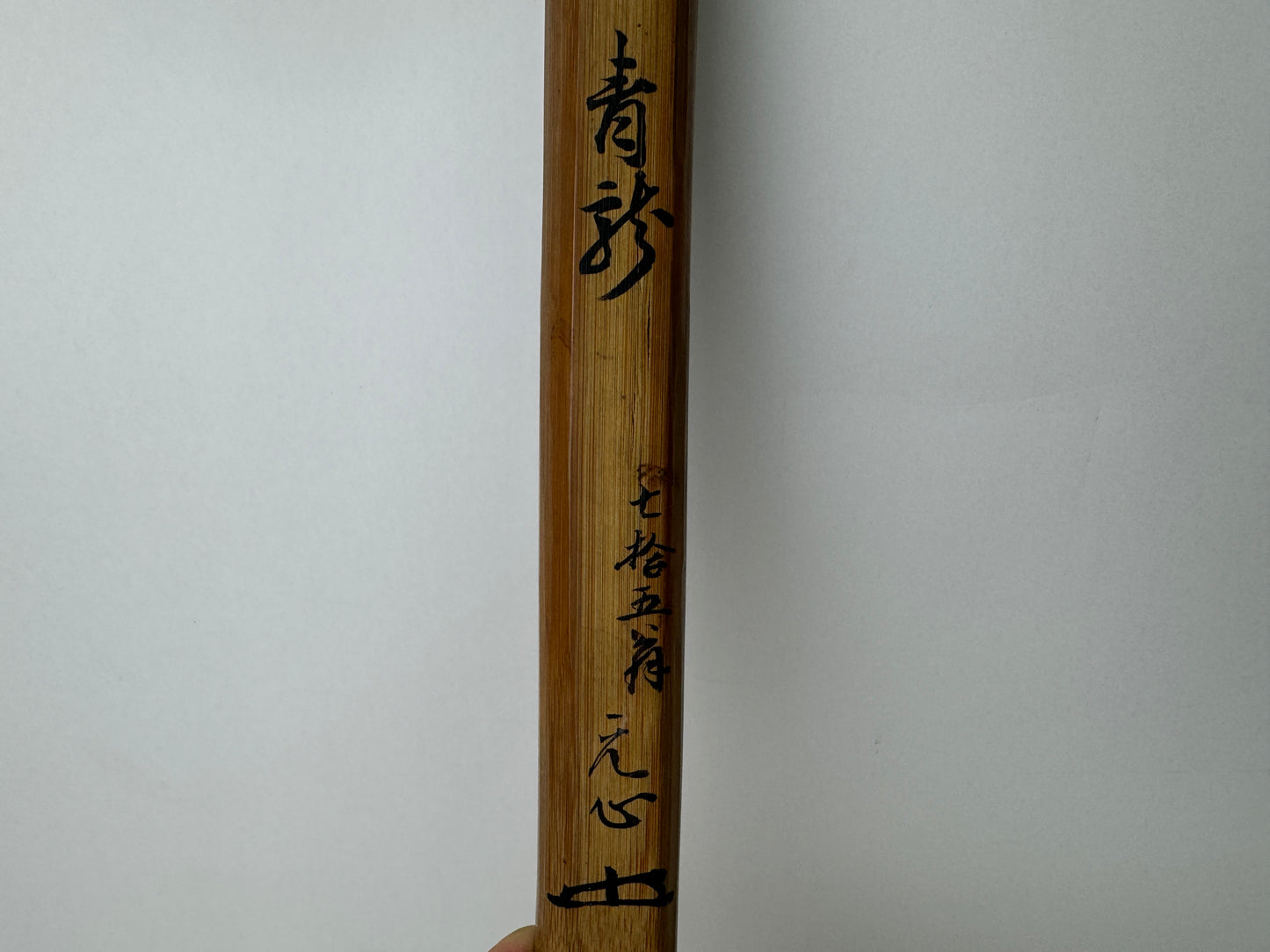 Y9211 CHASHAKU Bamboo scoop spoon signed box Japan Tea Ceremony utensil antique