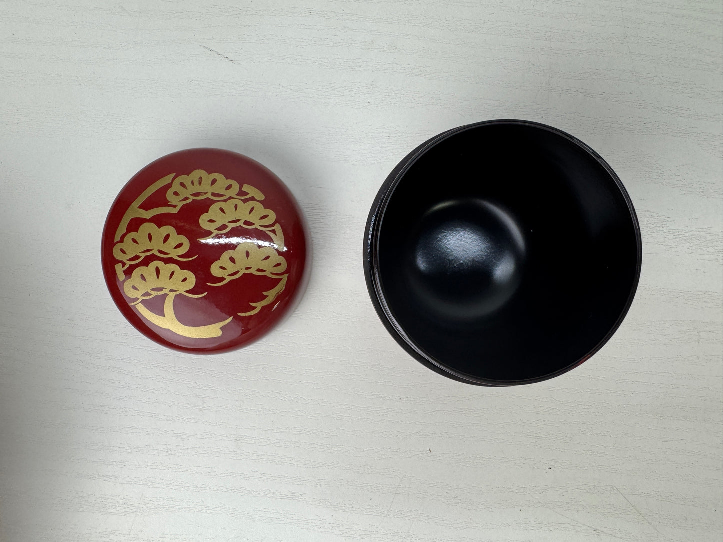 Y9214 CHAWAN Tea utensils Set box rectangular case Japan antique tea ceremony