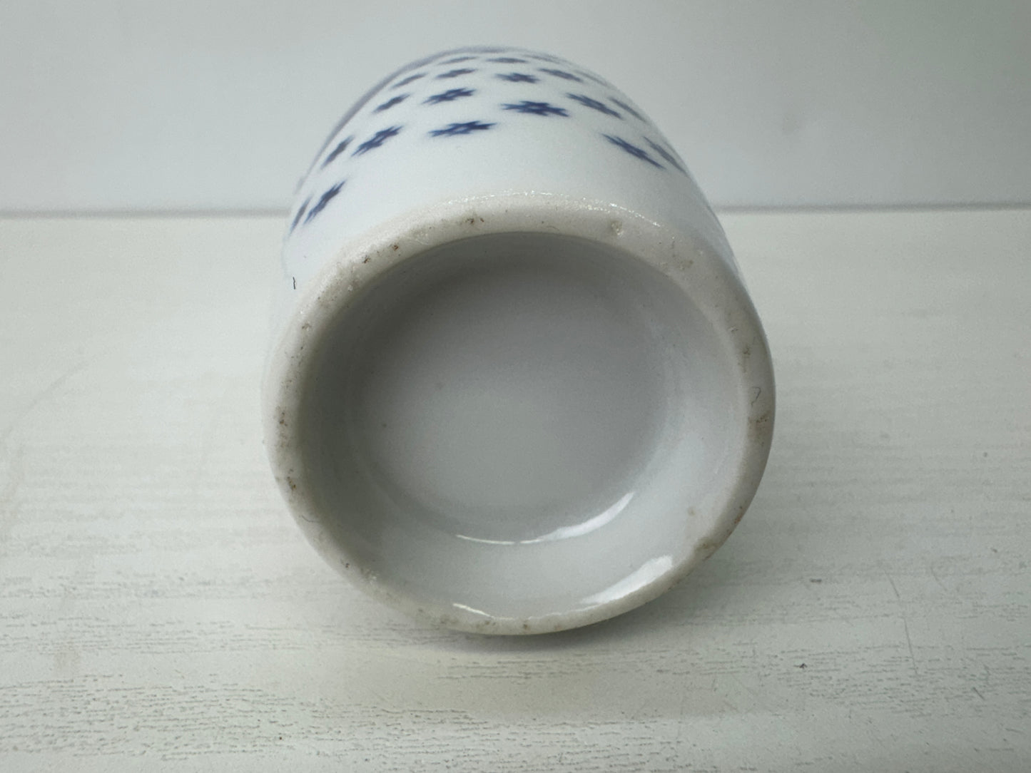 Y9218 CHOUSHI Seto-ware Tokkuri sake bottle signed Japan antique tableware
