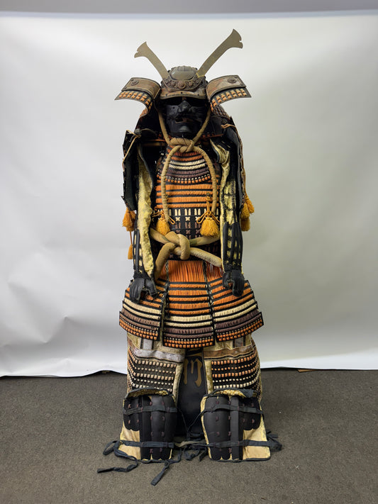 Y9224 YOROI Modern large armor box samurai bushi kabuto iroiro odoshi Japan