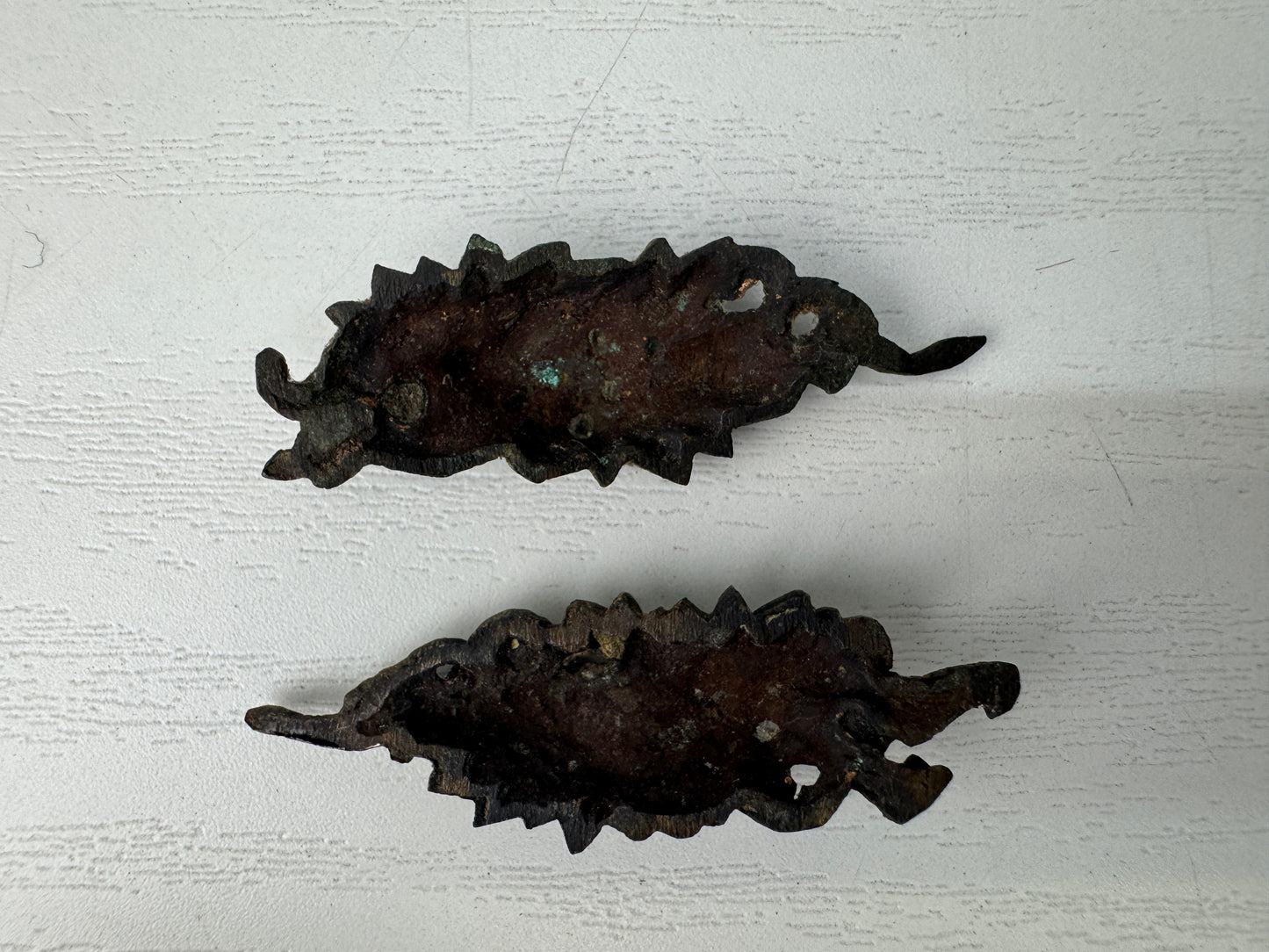 Y9228 MENUKI sword hilt fittings ornament Japan antique samurai katana koshirae