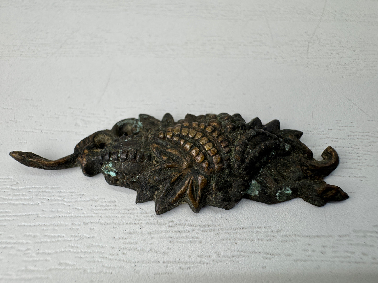 Y9228 MENUKI sword hilt fittings ornament Japan antique samurai katana koshirae
