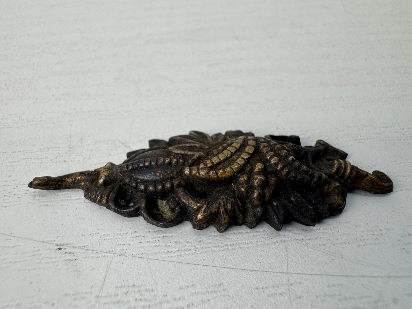 Y9228 MENUKI sword hilt fittings ornament Japan antique samurai katana koshirae