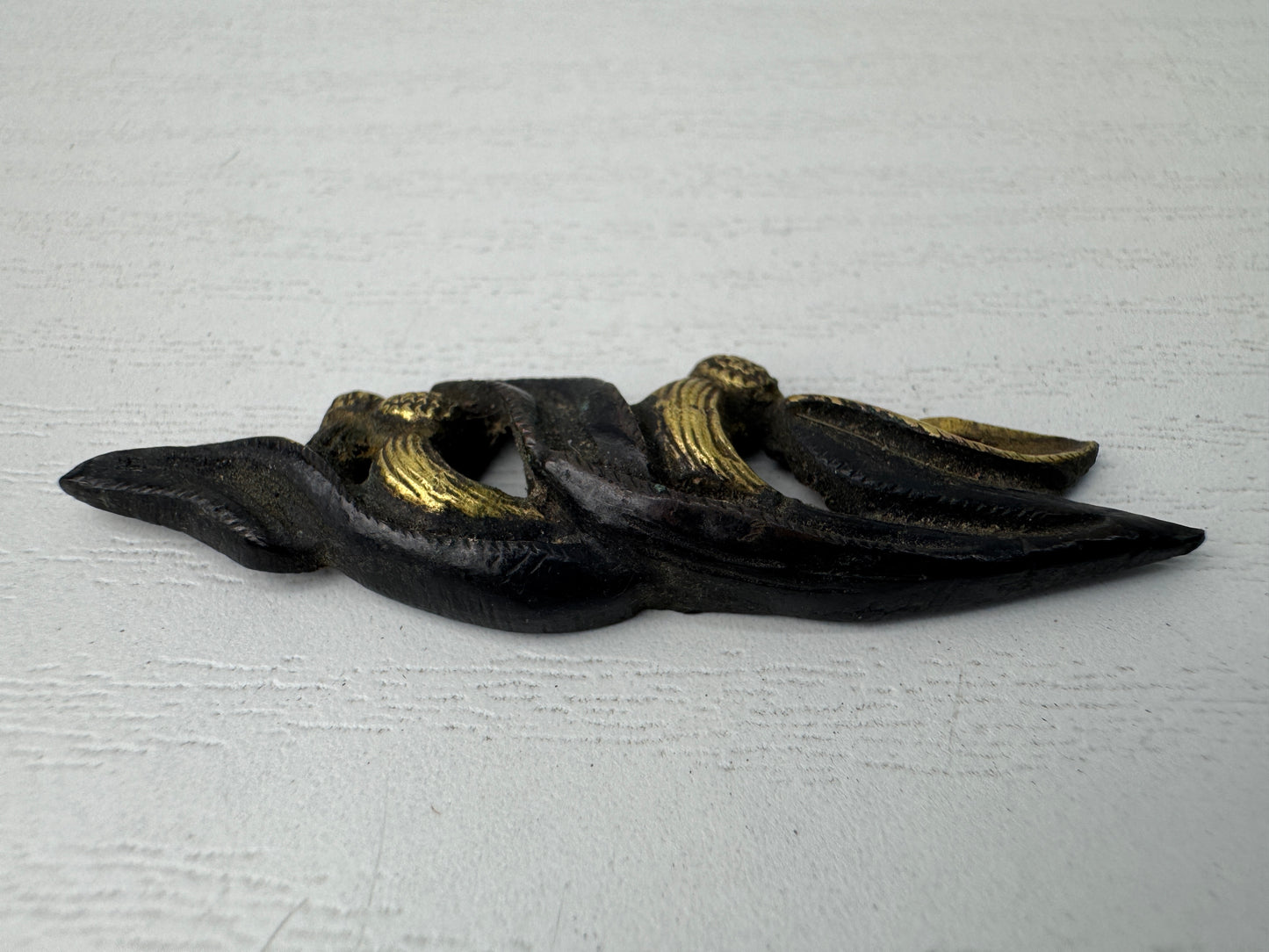 Y9229 MENUKI sword hilt fittings ornament Japan antique samurai katana koshirae