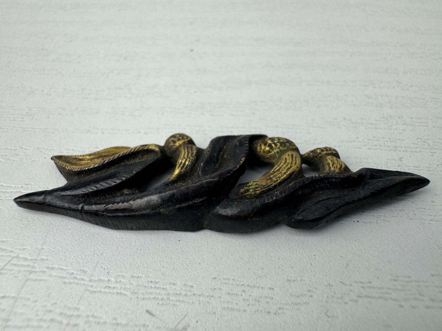 Y9229 MENUKI sword hilt fittings ornament Japan antique samurai katana koshirae