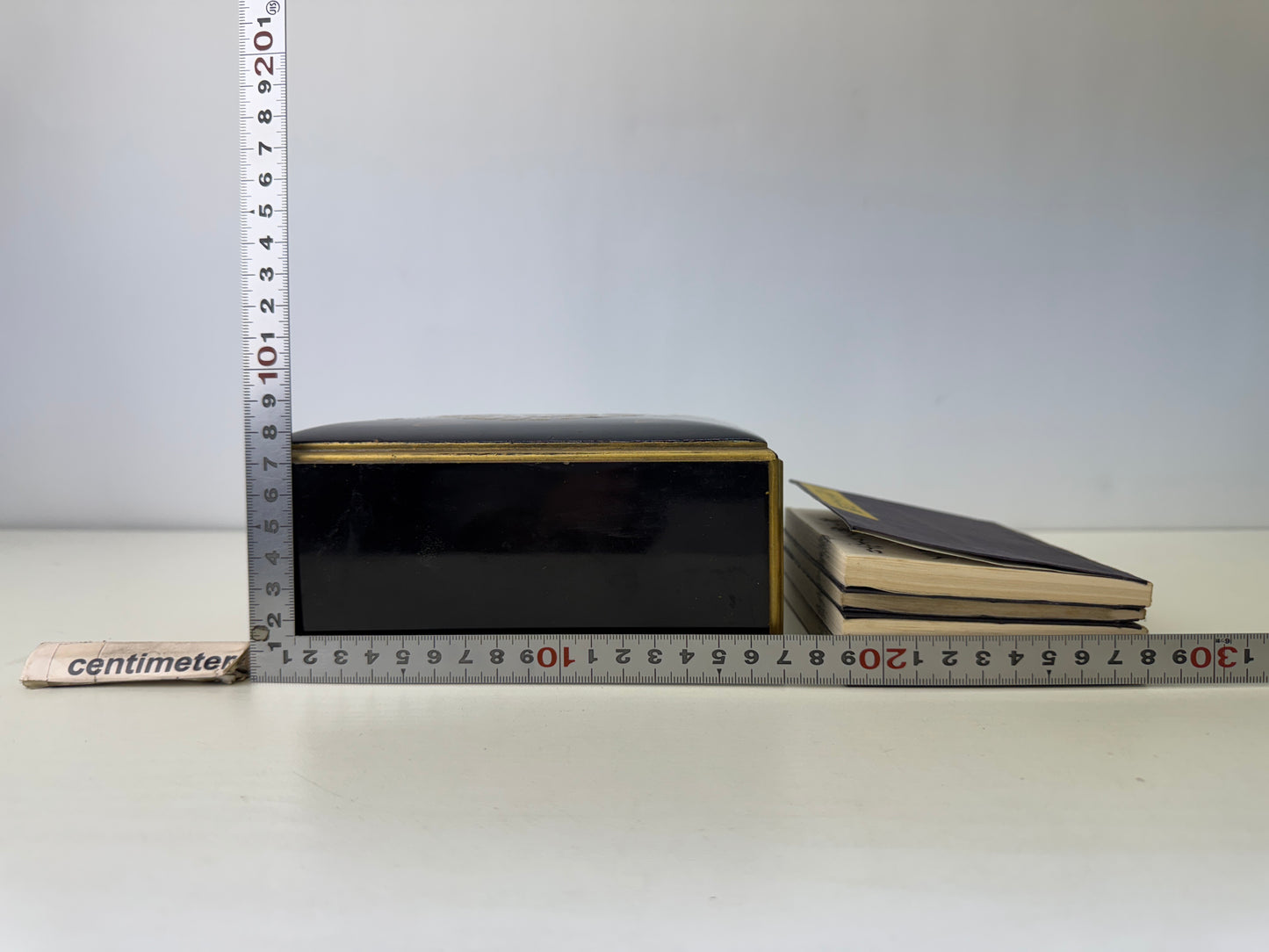 Y9245 BOX Makie case Sutra books 4 volumes Japan antique Buddhism Buddhist