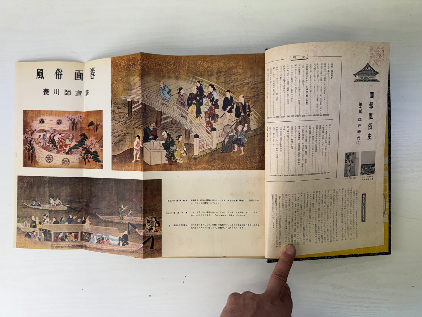 Y9247 BOOK Magazines set Japanese Histroy of Customs Japan antique Journal