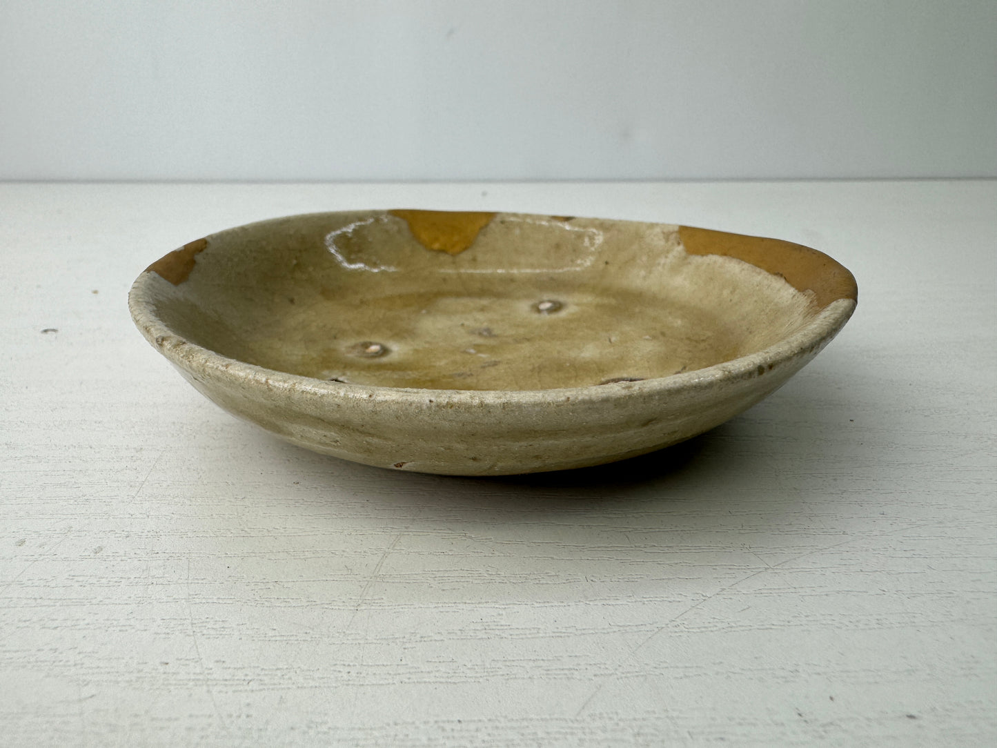 Y9255 DISH Mino-ware small plate kintsugi Japan antique tableware kitchen