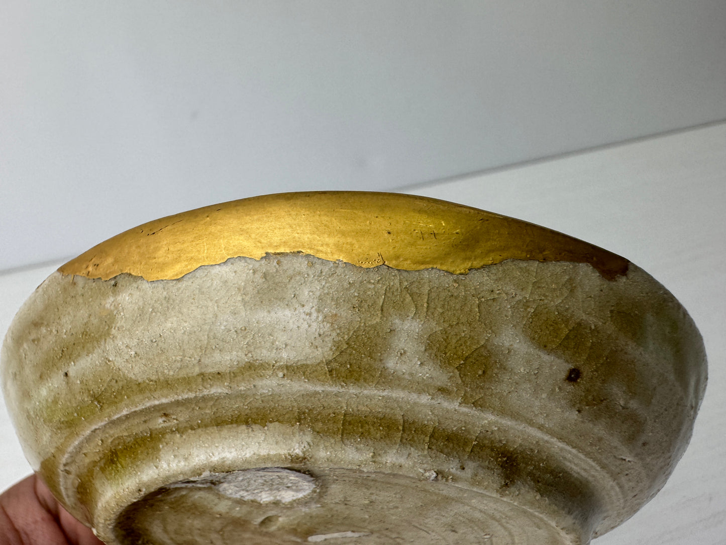 Y9255 DISH Mino-ware small plate kintsugi Japan antique tableware kitchen