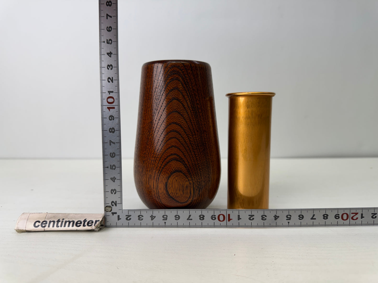 Y9273 FLOWER VASE Zelkova wood signed Japan ikebana floral arrangement interior
