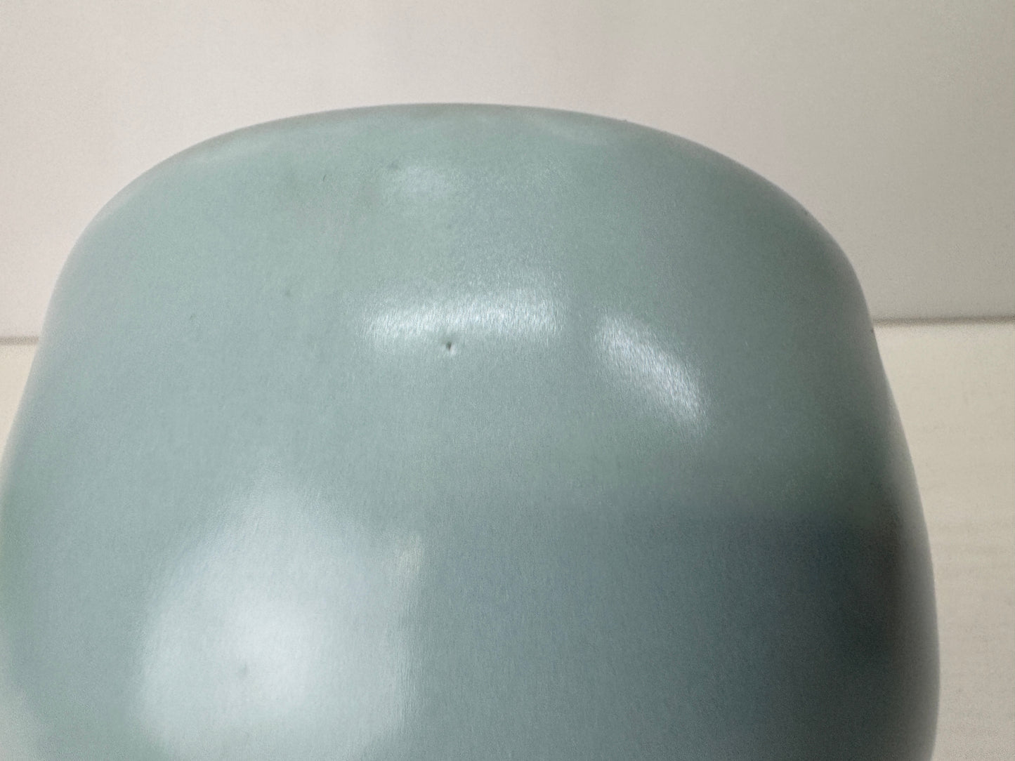 Y9285 CHAWAN Celadon bowl signed box Japan antique tea ceremony cup pottery