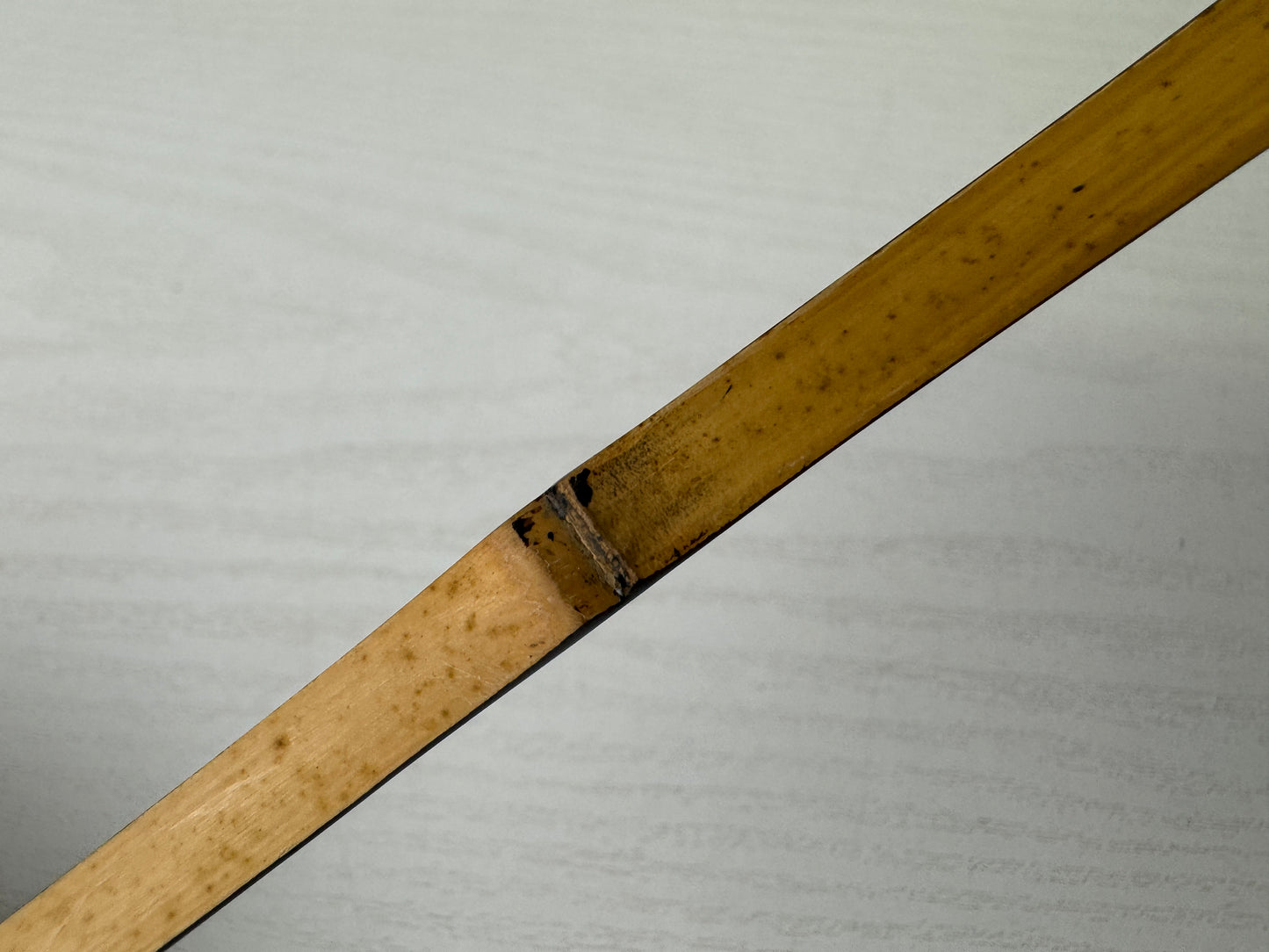 Y9290 CHASHAKU Bamboo Makie scoop spoon signed box Japan Tea Ceremony antique