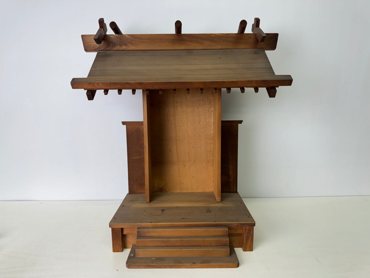 Y9315 KAMIDANA wooden Shinto alatr balustrade Japan antique Buddhism Buddhist