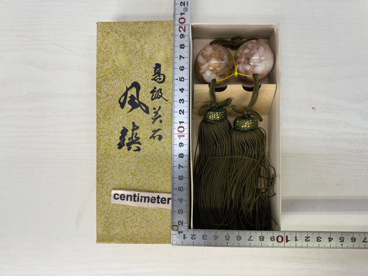 Y9336 FUCHIN box tassel ornament Japan kakejiku Hanging Scroll Weight interior